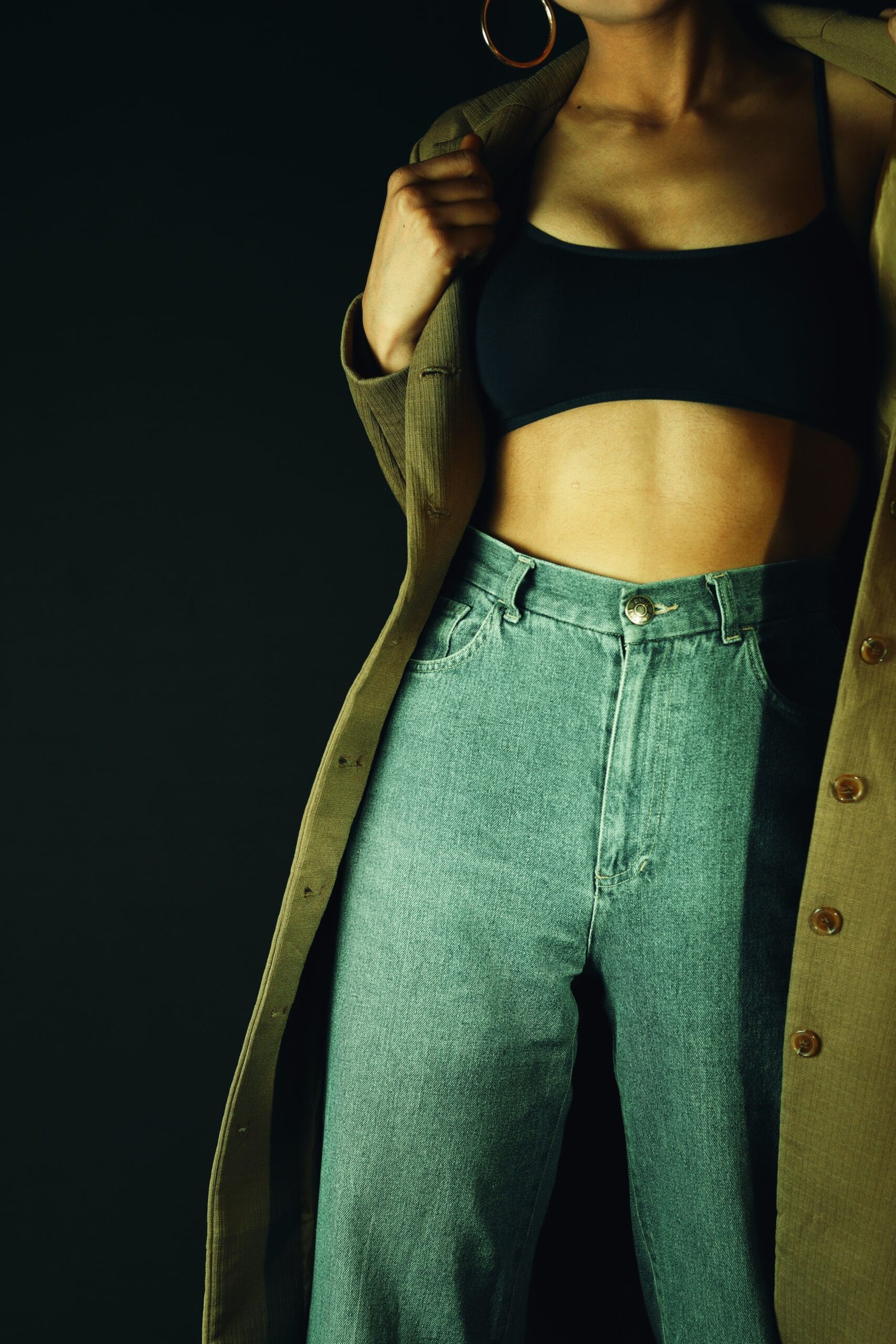 High Waist Straight Jeans - Image 3